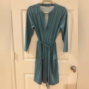 Ellie Kai (size 4)- Long Sleeves Patterned Dress